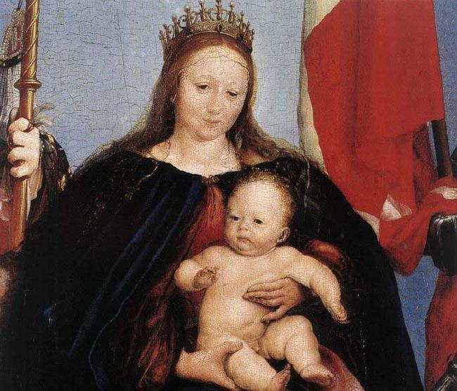 HOLBEIN, Hans the Younger The Solothurn Madonna oil painting image